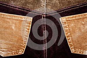 Corduroy fabric texture background