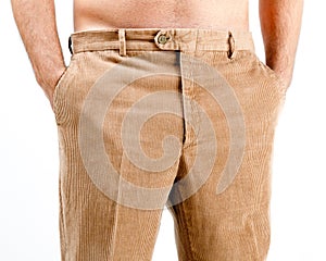 Corduroy trousers