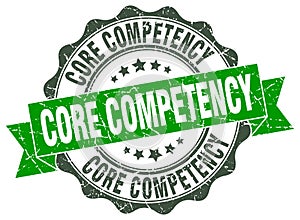 core competency seal. stamp