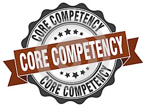 core competency seal. stamp