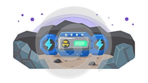 Core Energy Generator Vector Icon, Power Source Technology, vector design Generative AI