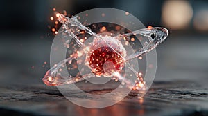 Core Spark: Visualizing an Atomic Particle. Generative AI