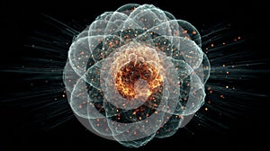 Core Spark: Visualizing an Atomic Particle. Generative AI