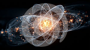 Core Spark: Visualizing an Atomic Particle. Generative AI