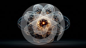 Core Spark: Visualizing an Atomic Particle. Generative AI