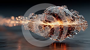 Core Spark: Visualizing an Atomic Particle. Generative AI