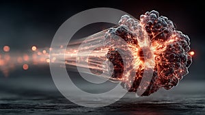 Core Spark: Visualizing an Atomic Particle. Generative AI