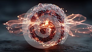 Core Spark: Visualizing an Atomic Particle. Generative AI