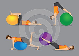 Core Strengthening Workout with Gym Ball photo