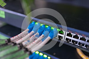 Core switch technology in network room place