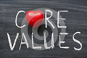 Core values photo