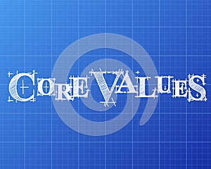 Core Values Word Blueprint