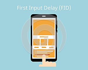 Core web vitals in First Input Delay FID