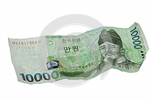 Corean banknote
