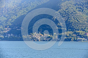 Corenno Plinio village on Como lake, Italy