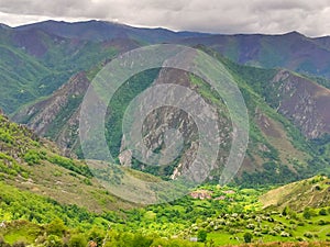 Cores village, Somiedo Natural Park and Biosphere Reserve, Asturias, Spain