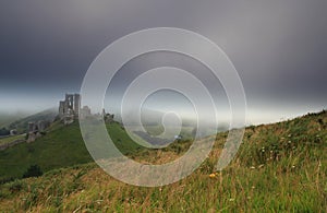 Corfe castle England
