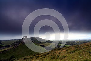 Corfe castle England
