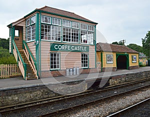 Corfe Station Signal Box, Dorset UK