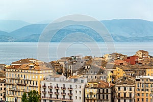 Corfu Cityscape and Ionian Sea