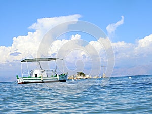 Corfu Greece in sommer seaside