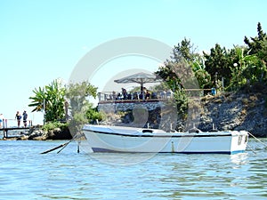 Corfu Greece in sommer seaside