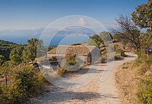 Corfu island landscape photo