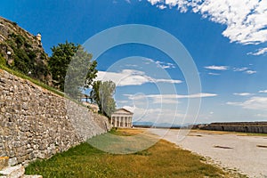 Corfu island saint george in the castle greece