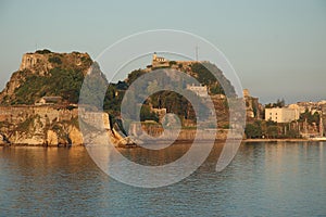 Corfu old fortress, Greece sunrise