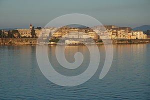 Corfu old town, Greece sunrise