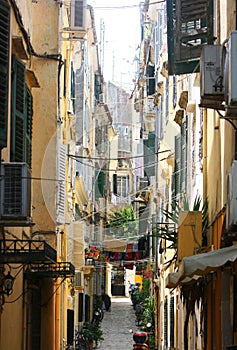 Corfu street photo