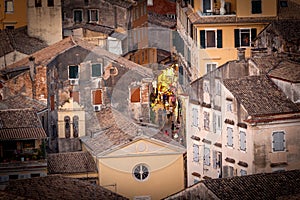 Corfu town, shopping street