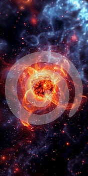 Corgi Fire: A Dazzling Closeup of a Luminescent Supernova in a S photo