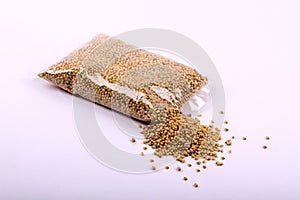 Coriander seed, Vegetable Coriander`s seeds, Dried seeds of coriander, dhania