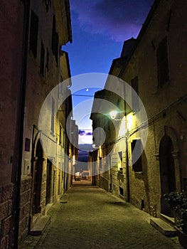 Corinaldo town in the province of Ancona, Marche region, Italy photo