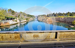 Corinth canal - Corinth Isthmus Greece