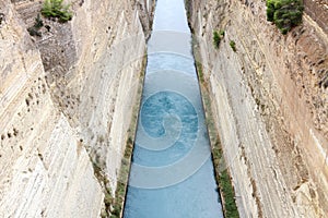 Corinth channel, Greece.