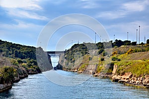 Corinth channel, Greece