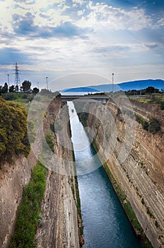 Corinth channel, Greece