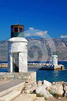 Corinth harbor entrance - Greece