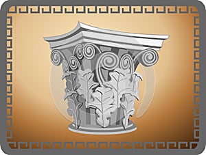 Corinthian Column Head