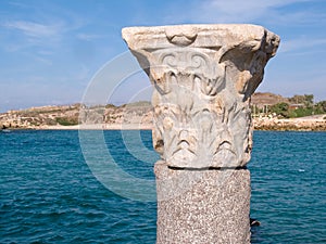 Corinthian Greek Roman Classical Marble Column