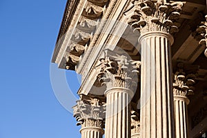 Corinthian style columns