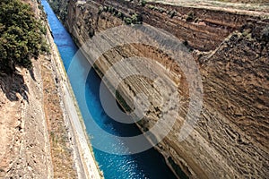 Corinthos canal water passage