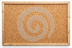 Cork background. Close-up of a brown cork board photo
