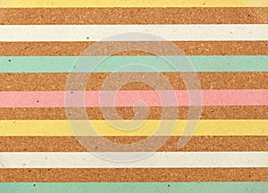 Cork Background Texture Pastel Stripes
