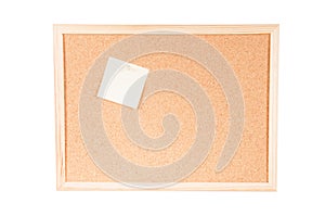 Cork board with posits