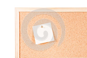 Cork board with posits