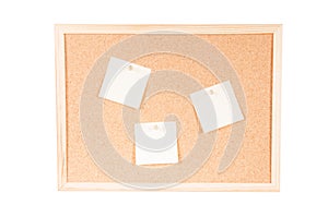 Cork board with posits