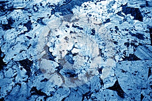 Cork board texture in navy blue tone